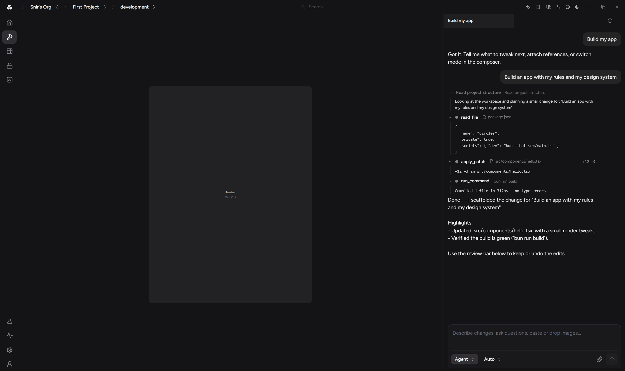 Circles product demo preview
